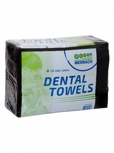 Merbach Dental Towels Onderleggers Zwart