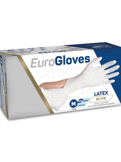 Eurogloves Latex Handschoenen Wit Maat S