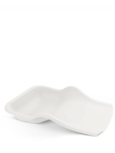 Flexibele Siliconen Opvangschaal Wit