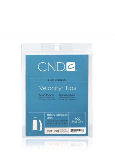 CND Velocity Tips Natural 100 stuks