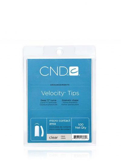 CND Velocity™ Tips Clear 100 stuks