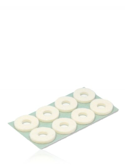 Vilt Ringen Wit Rond Groot Zelfklevend 3 mm