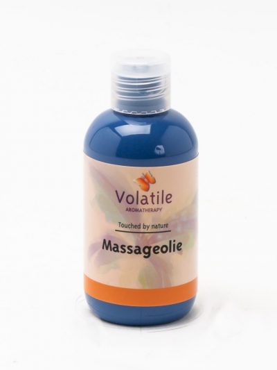 Volatile massage olie belaste spieren