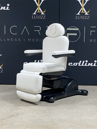 Elektrische behandelstoel Collini Comfort-Line Turn  Sense Black/ White Edition