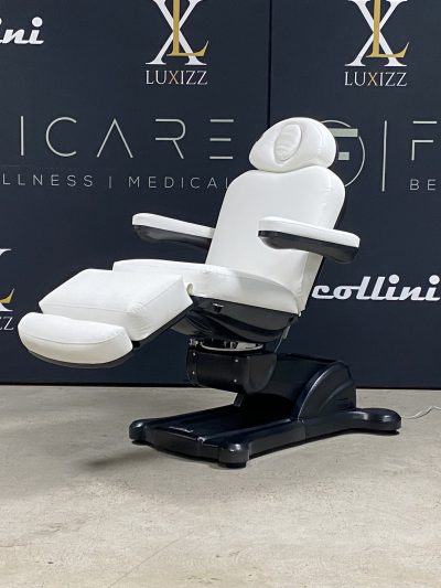 Elektrische behandelstoel Collini Comfort-Line Turn  Sense Black/ White Edition