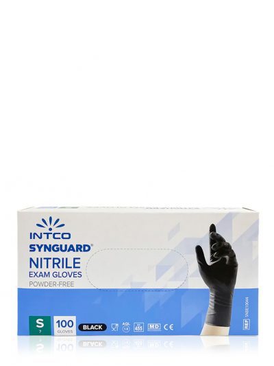 Intco Synguard Handschoenen Nitrile Zwart S 100 stuks