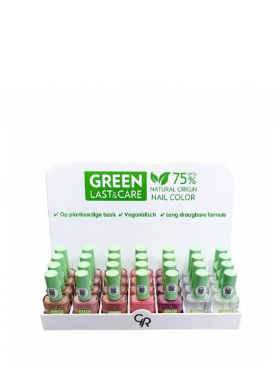 Green Last & Care Nail Color Display – Naturally beautyful Collection