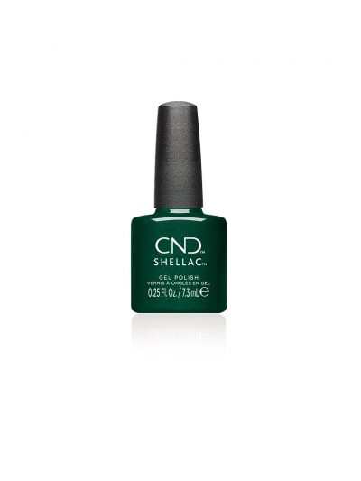 CND Shellac Forever Green – Mystiek groen met subtiele glans #455