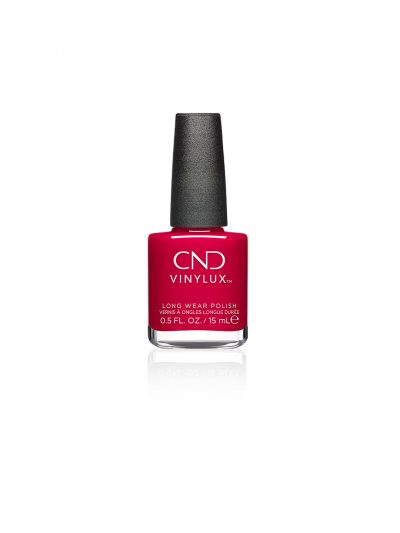 CND Vinylux Scarlet Letter – Romantisch crèmekleurig rood