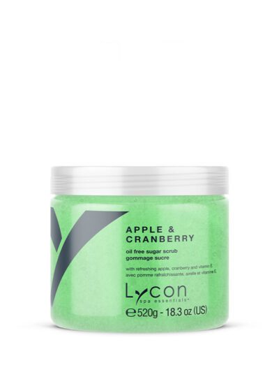 Lycon – Apple & Cranberry Sugar Scrub (520gr)