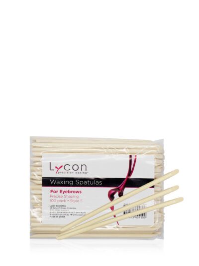 Lycon – Orange Sticks (ronde wax wenkbrauw spatels) – 100 stuks
