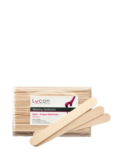 Lycon – Wax spatels Hout Regular – 100 stuks