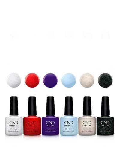 CND – Queen-Tessential – Collectie Aanbieding Shellac 5+1 & GRATIS Jewelry Plate als gadget