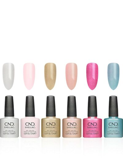 CND – Queen-Tessential – Collectie Aanbieding Shellac 5+1 & GRATIS Jewelry Plate als gadget