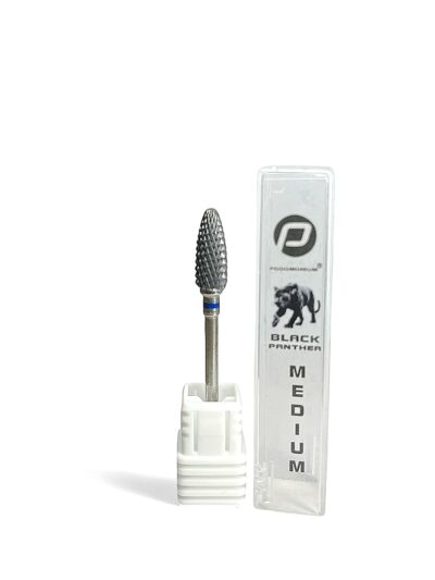 PodoMonium Keramische Frees Black Panter Medium Grof (Blauwe Band) 6410501