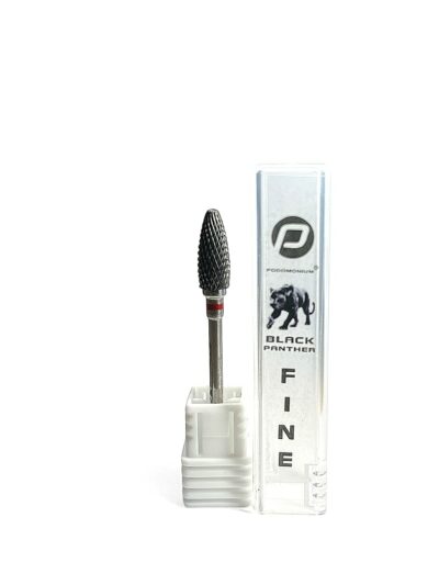 PodoMonium Keramische Frees Black Panter Fine (Rode Band) 6410801