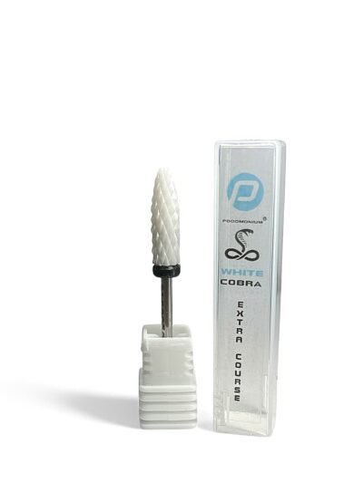 PodoMonium Keramische Frees White Cobra Extra Course (Zwarte Band) 250027