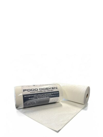 P CLINIC | Wasbare Podo Doeken – Extra Zacht Op Rol (Wit, Blauw, Roze, Groen)