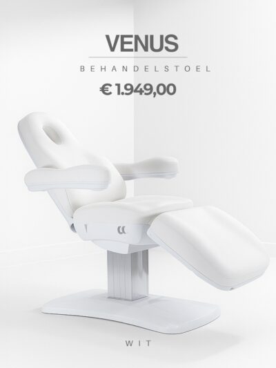 Schoonheidsbehandelstoel – Venus (Wit)