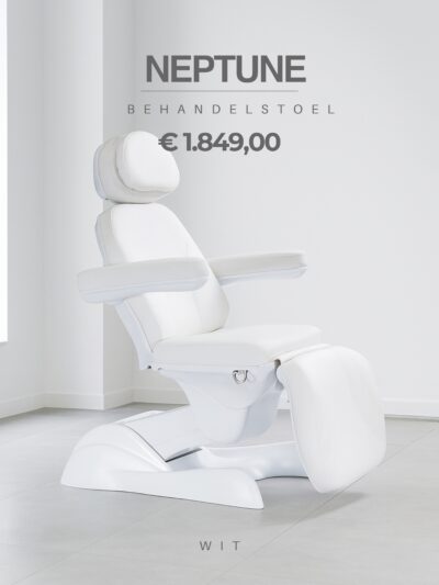 Schoonheidsbehandelstoel – Neptune (Wit)
