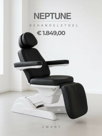 Schoonheidsbehandelstoel – Neptune (Zwart)