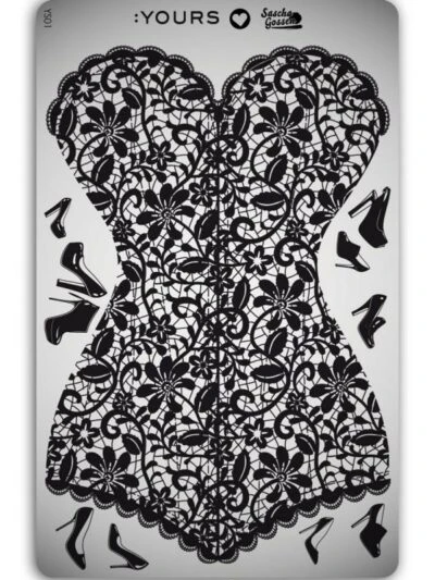 Corset in Heels Stempelplaat