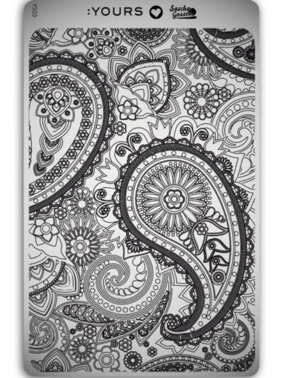 Paisley Heaven Stempelplaat