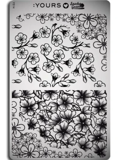 Flower Power Stempelplaat