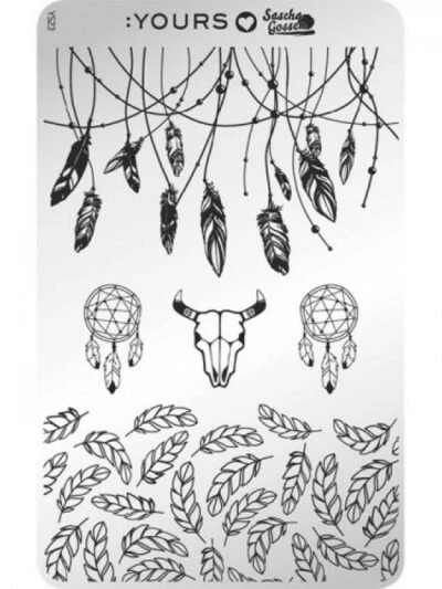 Gorgeous Gypsy Stempelplaat