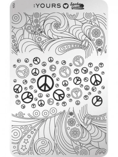 Peaceful Pleasure Stempelplaat