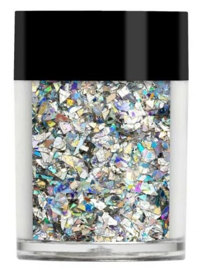 Silver Holographic Crushed Ice Glitter