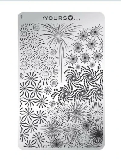 Yours Stempelplaat Fireworks