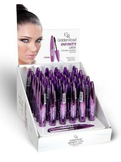 Golden Rose Infinity Lash Mascara Display