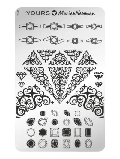 Yours Stempelplaat Diamands are Forever YLM04