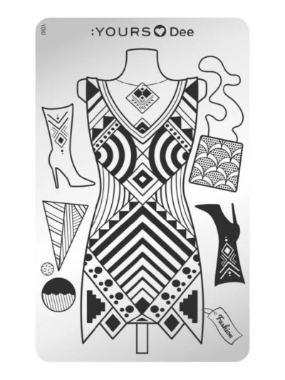 Yours Stempelplaat Dress To Impress YLD10