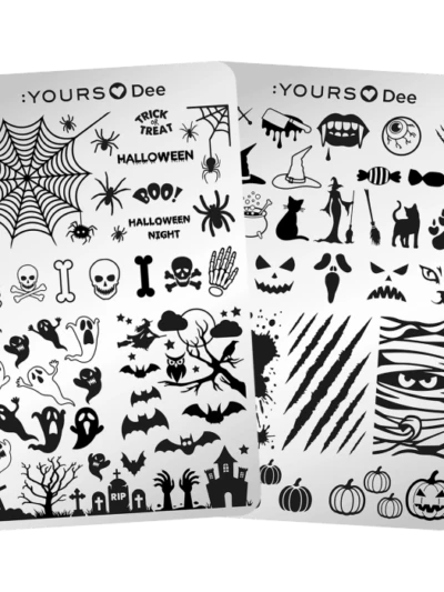 Yours Stempelplaat Halloween Night (double sided) YLD13