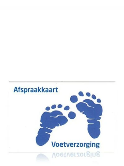 Afspraak Kaartjes Voetverzorging