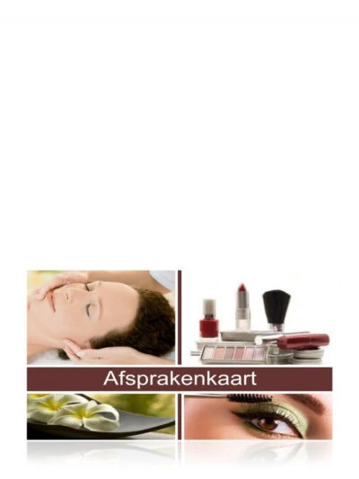 Afspraak kaartjes Schoonheidsverzorging / make-up