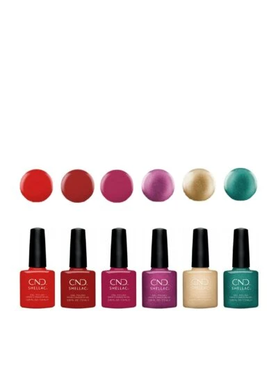 CND – Queen-Tessential – Collectie Aanbieding Shellac 5+1 & GRATIS Jewelry Plate als gadget