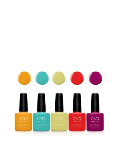 CND – Queen-Tessential – Collectie Aanbieding Shellac 5+1 & GRATIS Jewelry Plate als gadget