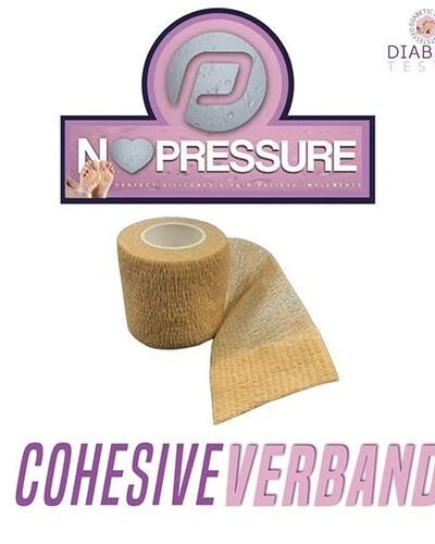 PClinic No Pressure Cohesive Verband Rol 5cm x 450 cm Zelfklevend