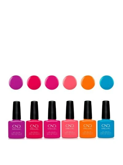 CND – Queen-Tessential – Collectie Aanbieding Shellac 5+1 & GRATIS Jewelry Plate als gadget