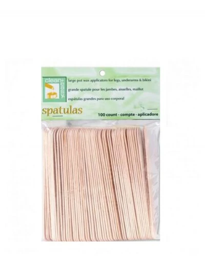 Clean + Easy Houten Spatels Large 100st.