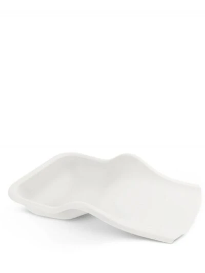 Flexibele Siliconen Opvangschaal Wit