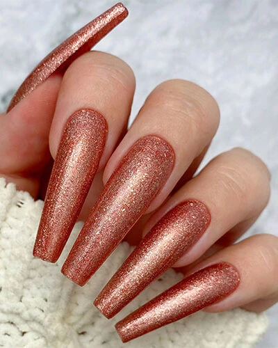 Lecente – Hot Toddy Glitter Gel Polish