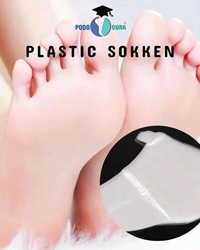 Podocura Plastic Sokken 100 Stuks