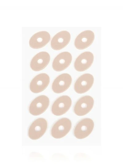 Podo Colonia Foam/Vilt Ringen Roze Ovaal Klein 144 stuks