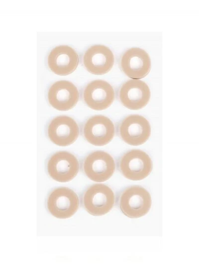 Podo Colonia Foam/Vilt Ringen Roze Rond Klein 144 stuks