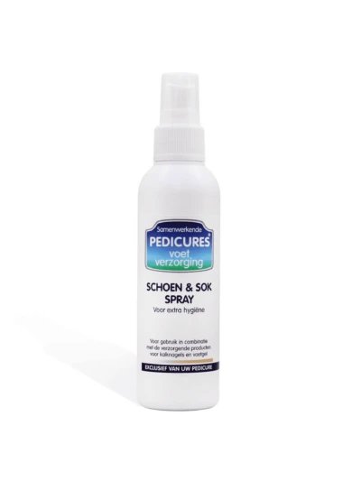 Samenwerkende Pedicures Schoen & Sok Spray
