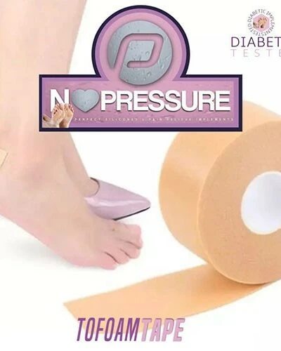 PClinic Tofoam Tape Rol 500cm x 2,5 cm Huidskleur